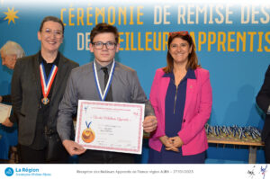 Lire la suite à propos de l’article Cérémonie de remise de médailles aux Meilleurs Apprentis de France du Rhône 2022 à la CMA