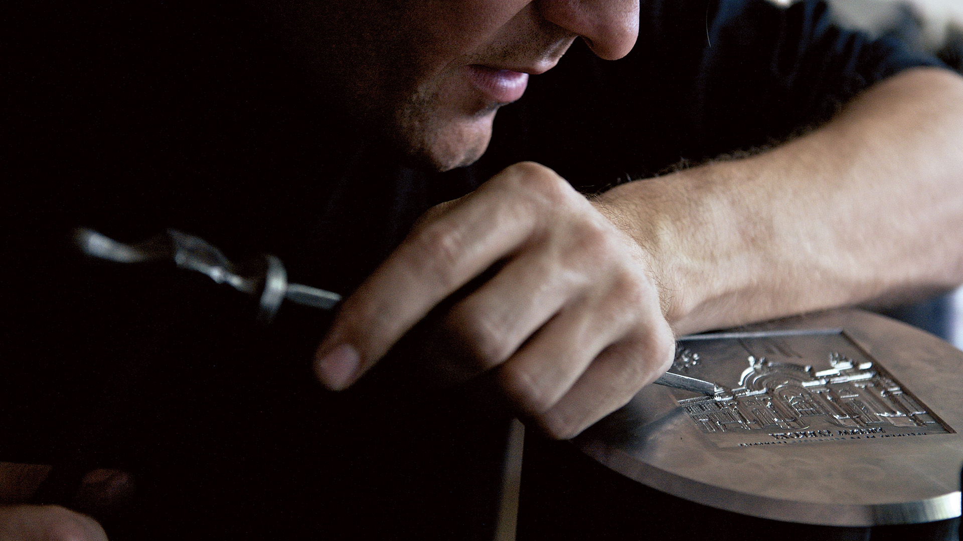 Medaille President Republique Francaise matrice taille directe Nicolas Salagnac MOF© Matthieu Cellard 1