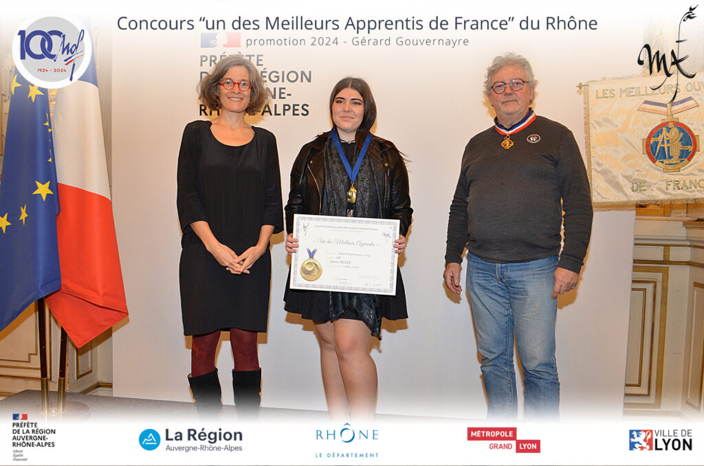 Avec Emeline Baume, première vice-présidente de la Métropole Grand Lyon