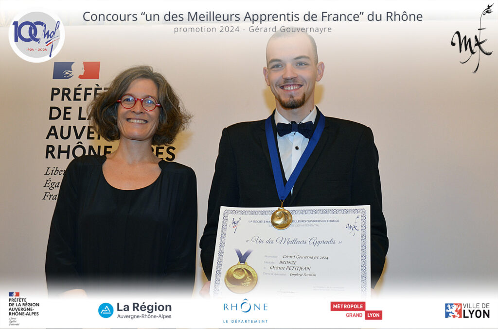 Avec Emeline Baume, première vice-présidente de la Métropole Grand Lyon