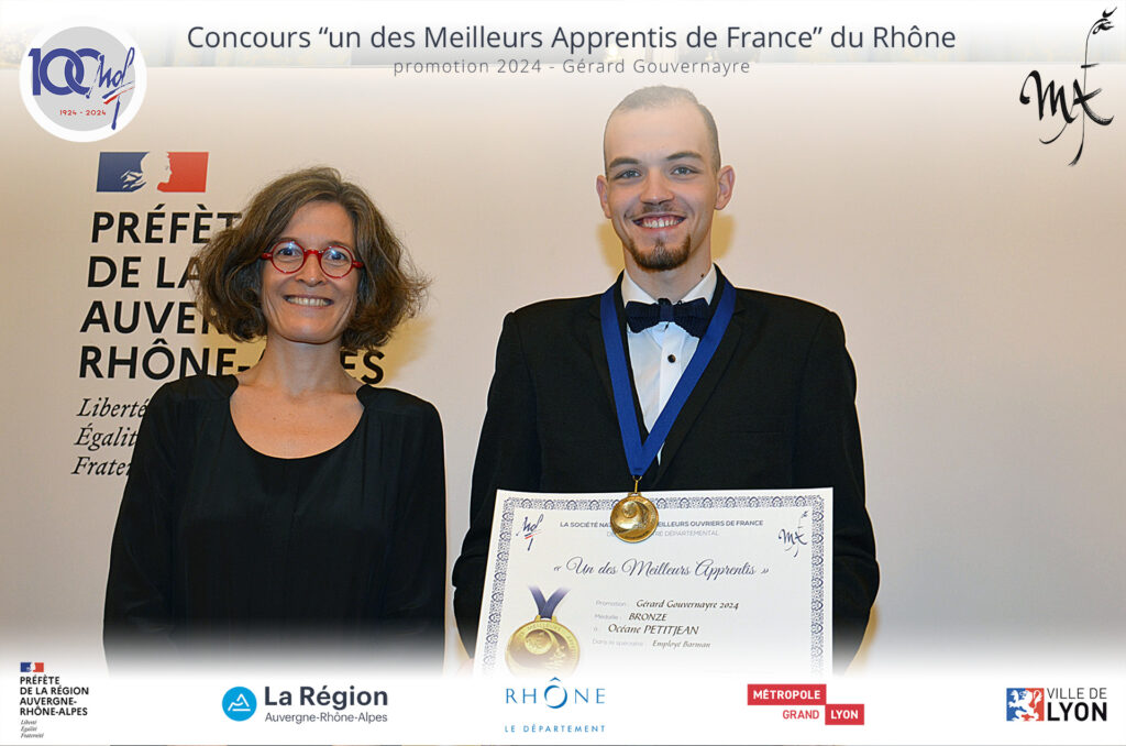 Avec Emeline Baume, première vice-présidente de la Métropole Grand Lyon